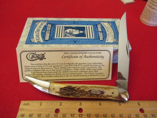Case Classic Stag Large Texas Toothpick Pattern # 51098 Case Classic Stag Large Texas Toothpick Pattern # 51098