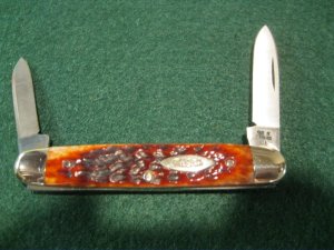 Case XX USA 6279-SS Jigged Red Bone 3-Dot 1977 Knife