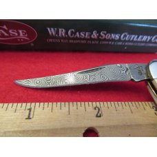 Case XX Burnt Amber Damascus Tiny Texas Toothpick Pattern #610096 DAM Case XX Burnt Amber Damascus Tiny Texas Toothpick Pattern #610096 DAM
