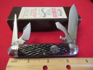 Schatt & Morgan Scout Dark Red Pattern # 0442SK