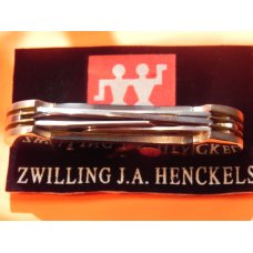 J A Henckels 5 Blade Canoe "Hand Forged" (HK-27-T) with Faux Tortoise Shell Handles -NOS & NM J A Henckels 5 Blade Canoe "Hand Forged" (HK-27-T) with Faux Tortoise Shell Handles -NOS & NM