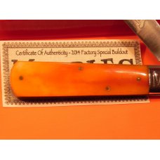 Marbles USA Daddy Barlow #71 w Smooth Marbled Autumn Gold Bone Handles -1 of 100 -2014 Special Build Marbles USA Daddy Barlow #71 w Smooth Marbled Autumn Gold Bone Handles -1 of 100 -2014 Special Build