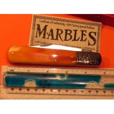 Marbles USA Daddy Barlow #71 w Smooth Marbled Autumn Gold Bone Handles -1 of 100 -2014 Special Build Marbles USA Daddy Barlow #71 w Smooth Marbled Autumn Gold Bone Handles -1 of 100 -2014 Special Build
