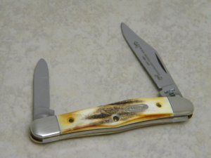 Case XX USA Stag 5208 SS "Case XX Tested Centennial 1889-1989" Half Whittler Knife