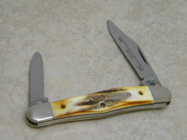 Case XX USA Stag 5208 SS "Case XX Tested Centennial 1889-1989" Half Whittler Knife Case XX USA Stag 5208 SS "Case XX Tested Centennial 1889-1989" Half Whittler Knife
