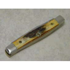 Case XX Bradford, PA USA 1990's Stag 5233 SS Tiny 2 Blade Stockman Knife Case XX Bradford, PA USA 1990's Stag 5233 SS Tiny 2 Blade Stockman Knife