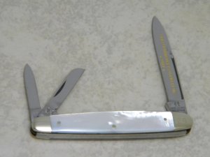 Kissing Crane Robt Klaas Solingen Germany Pearl "Chattahoochee Cutlery Club 1987" Whittler Knife