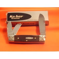 Ka-Bar (Union) BoxCar Whittler Pocket Knife w/ Beautiful Wood Handles & Fancy Scrolled Bolsters –NOS Ka-Bar (Union) BoxCar Whittler Pocket Knife w/ Beautiful Wood Handles & Fancy Scrolled Bolsters –NOS