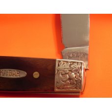 Ka-Bar (Union) BoxCar Whittler Pocket Knife w/ Beautiful Wood Handles & Fancy Scrolled Bolsters –NOS Ka-Bar (Union) BoxCar Whittler Pocket Knife w/ Beautiful Wood Handles & Fancy Scrolled Bolsters –NOS