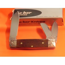 Ka-Bar (Union) BoxCar Whittler Pocket Knife w/ Beautiful Wood Handles & Fancy Scrolled Bolsters –NOS Ka-Bar (Union) BoxCar Whittler Pocket Knife w/ Beautiful Wood Handles & Fancy Scrolled Bolsters –NOS