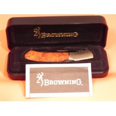 Browning Pres Pocket Knife with Quince Wood Handles -Model #306 -Comes with Hard display box +Papers