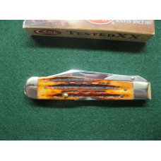 Case Knife XX USA 6111-1/2L Cheetah 2011 Chestnut Bone Cheetah Swing Guard Knife Case Knife XX USA 6111-1/2L Cheetah 2011 Chestnut Bone Cheetah Swing Guard Knife