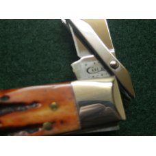 Case Knife XX USA 6111-1/2L Cheetah 2011 Chestnut Bone Cheetah Swing Guard Knife Case Knife XX USA 6111-1/2L Cheetah 2011 Chestnut Bone Cheetah Swing Guard Knife