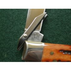 Case Knife XX USA 6111-1/2L Cheetah 2011 Chestnut Bone Cheetah Swing Guard Knife Case Knife XX USA 6111-1/2L Cheetah 2011 Chestnut Bone Cheetah Swing Guard Knife