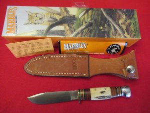 Marbles Gladestone MI. Stag  Moran Fixed Blade Item # 72271810 