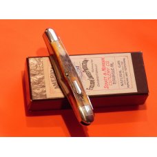 Schatt & Morgan Whittler Pocket Knife w/ Great Stag Handles & Blade Etch -1 of 100 -NOS & NM w/ Box Schatt & Morgan Whittler Pocket Knife w/ Great Stag Handles & Blade Etch -1 of 100 -NOS & NM w/ Box