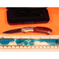 Browning Pres Pocket Knife with Cocolobo? Wood Handles -Model #305 -Hard display box +Papers