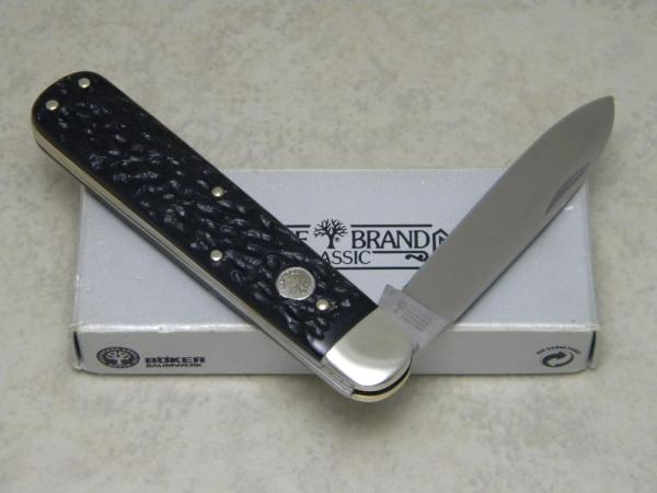 Boker Solingen Germany Rostrei Tree Brand Classic #20 Jigged Black 1 Blade Pocket Knife in Box Boker Solingen Germany Rostrei Tree Brand Classic #20 Jigged Black 1 Blade Pocket Knife in Box