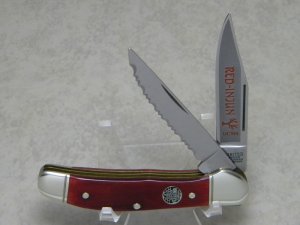 United Boker Solingen Germany Red Bone UC914 Red-Injun Copperhead Knife