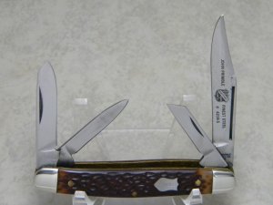 John Primble Maysville, KY USA 4216-S Delrin 4 Blade Stockman Knife
