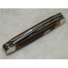 John Primble Maysville, KY USA 4216-S Delrin 4 Blade Stockman Knife