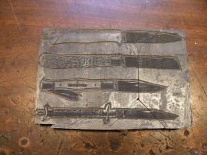 Multi Piece F. Herder Printing block