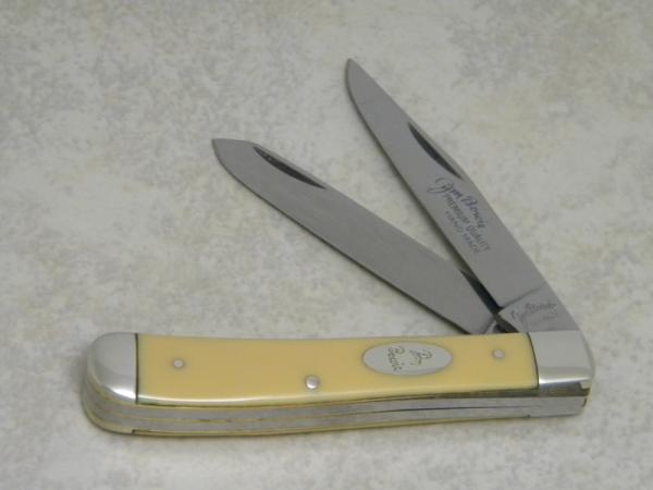 Jim Bowie (German Eye) Premium Quality Hand Made Germany Yellow Trapper Knife Jim Bowie (German Eye) Premium Quality Hand Made Germany Yellow Trapper Knife