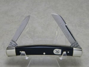 Bear & Bull Hand Made Solingen Germany "I Dig Coal" Black Congress Knife