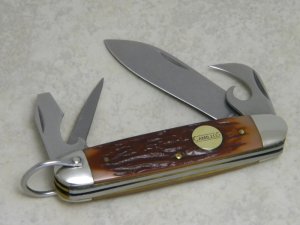 Camillus New York USA Jigged Delrin Scout / Camp / Utility Knife