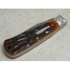 Remington UMC USA 1998 Bone R1173-D Damascus Baby Silver Bullet Knife Remington UMC USA 1998 Bone R1173-D Damascus Baby Silver Bullet Knife