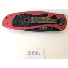 Kershaw Blur Model #1670RDBLKST Assisted Opening Pocket Knife Red 3.375" Black Serrated  