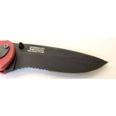 Kershaw Blur Model #1670RDBLKST Assisted Opening Pocket Knife Red 3.375" Black Serrated  