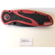 Kershaw Blur Model #1670RDBLKST Assisted Opening Pocket Knife Red 3.375" Black Serrated  