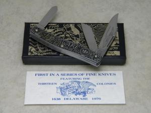 SW CUT USA (Schrade) TC-1 Limited Edition Thirteen Colonies "Delaware 1638" Stockman Knife in Box