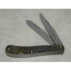 SW CUT USA (Schrade) TC-2 Limited Edition Thirteen Colonies "Pennsylvania 1643" Trapper Knife in Box SW CUT USA (Schrade) TC-2 Limited Edition Thirteen Colonies "Pennsylvania 1643" Trapper Knife in Box