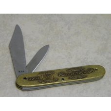 Smith & Wesson USA 150th Anniversary 1852-2002 Brass 2 Blade Pen Knife Smith & Wesson USA 150th Anniversary 1852-2002 Brass 2 Blade Pen Knife
