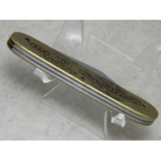 Smith & Wesson USA 150th Anniversary 1852-2002 Brass 2 Blade Pen Knife Smith & Wesson USA 150th Anniversary 1852-2002 Brass 2 Blade Pen Knife