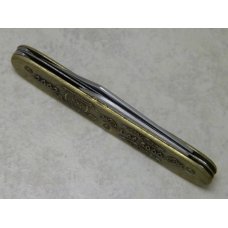 Smith & Wesson USA 150th Anniversary 1852-2002 Brass 2 Blade Pen Knife Smith & Wesson USA 150th Anniversary 1852-2002 Brass 2 Blade Pen Knife