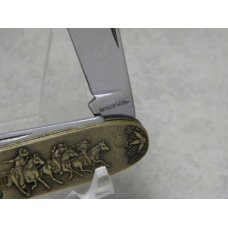 Winchester USA The Getaway Brass 2 Blade Pen Knife Winchester USA The Getaway Brass 2 Blade Pen Knife
