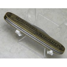 Winchester USA The Getaway Brass 2 Blade Pen Knife Winchester USA The Getaway Brass 2 Blade Pen Knife