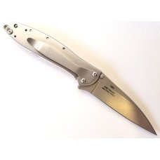 Kershaw Leek Model #1660 Plain Drop Point Blade W/ Tip Lock Folding Pocket Knife 