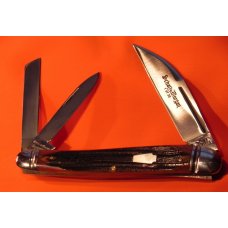 Schatt & Morgan 4" Whittler Pocket Knife w/ Amber Winterbottom Handles & Blade Etch -1 of 30 -NOS Schatt & Morgan 4" Whittler Pocket Knife w/ Amber Winterbottom Handles & Blade Etch -1 of 30 -NOS