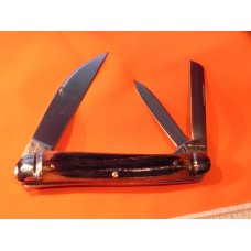 Schatt & Morgan 4" Whittler Pocket Knife w/ Amber Winterbottom Handles & Blade Etch -1 of 30 -NOS Schatt & Morgan 4" Whittler Pocket Knife w/ Amber Winterbottom Handles & Blade Etch -1 of 30 -NOS