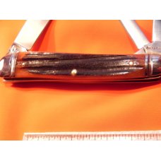 Schatt & Morgan 4" Whittler Pocket Knife w/ Amber Winterbottom Handles & Blade Etch -1 of 30 -NOS Schatt & Morgan 4" Whittler Pocket Knife w/ Amber Winterbottom Handles & Blade Etch -1 of 30 -NOS