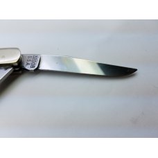 Moore Maker 3200B Yellow Delrin Handles Traditional High Carbon Blades Trapper Made In USA Moore Maker 3200B Yellow Delrin Handles Traditional High Carbon Blades Trapper Made In USA