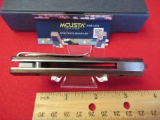 Mcusta  Liner Lock Rosewood Gents Knife Damascus  Model MC-0053DR