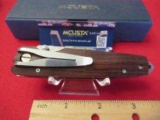 Mcusta  Liner Lock Rosewood Gents Knife Damascus  Model MC-0053DR