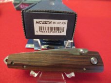 Mcusta  Liner Lock Rosewood Gents Knife Damascus  Model MC-0053DR
