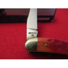 Case XX Red Bone Centennial 1889 to 1989 Tiny Texas Toothpick Pattern # R610096 SS Case XX Red Bone Centennial 1889 to 1989 Tiny Texas Toothpick Pattern # R610096 SS