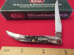 Case XX Purple Bone Bullet Shield Tiny Texas Toothpick Pattern # 610096 SS 
